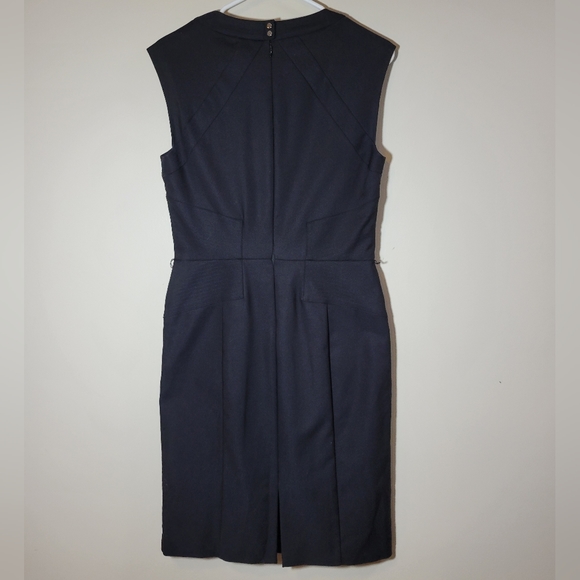 New WHBM Black Sheath Dress SZ 8 - Picture 4 of 10